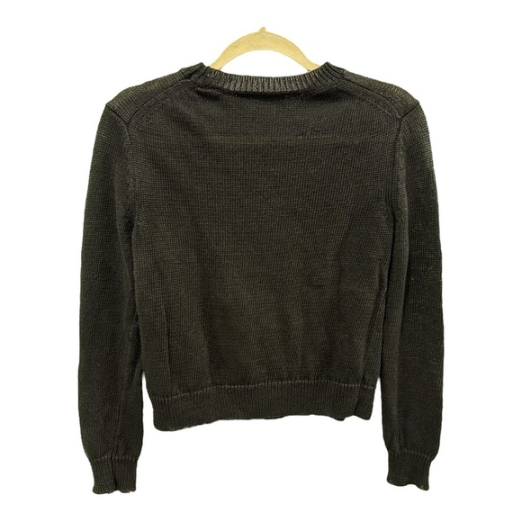 Jenni Kayne 100% Linen Loose Knit Crew Neck Sweater XS - Picture 4 of 8